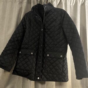 Women’s Black Quilted Jacket Lucky Brand Size L